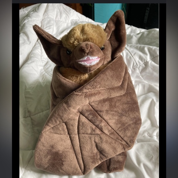 Wild Republic Brown Bat Plush Soft Toy - Picture 6 of 15